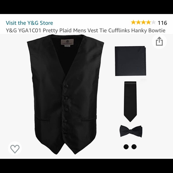Y&G suit/tux box set size medium - Picture 5 of 12